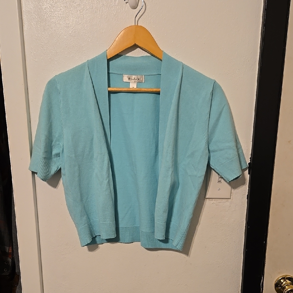 Women's Blue Cardigan Sweater